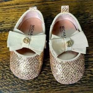 Michael kors gold sequince formal shoes